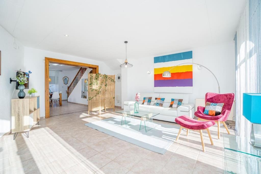 Sm21-Gran Casa De Vacaciones En La Playa, 4 Habitaciones, Climatizada, Piscina, Barbacoa Y Wifi エンプリアブラバ エクステリア 写真