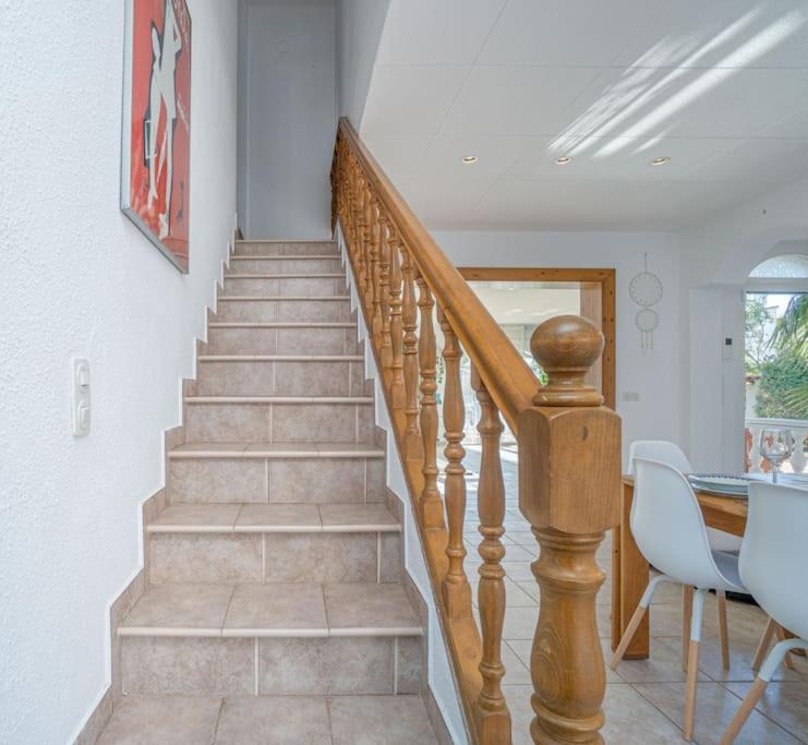 Sm21-Gran Casa De Vacaciones En La Playa, 4 Habitaciones, Climatizada, Piscina, Barbacoa Y Wifi エンプリアブラバ エクステリア 写真