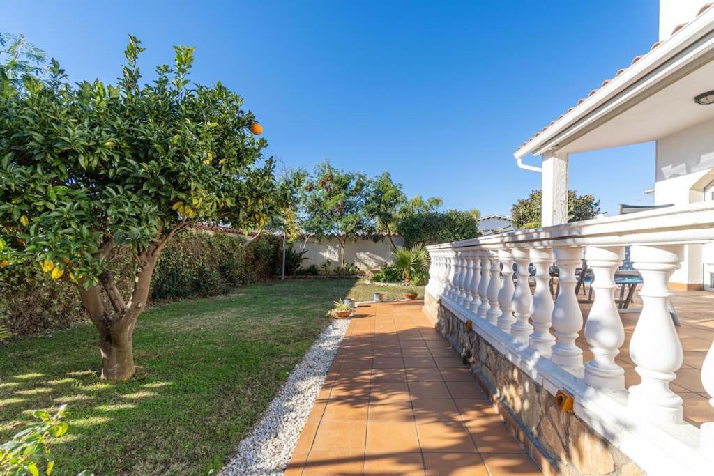 Sm21-Gran Casa De Vacaciones En La Playa, 4 Habitaciones, Climatizada, Piscina, Barbacoa Y Wifi エンプリアブラバ エクステリア 写真